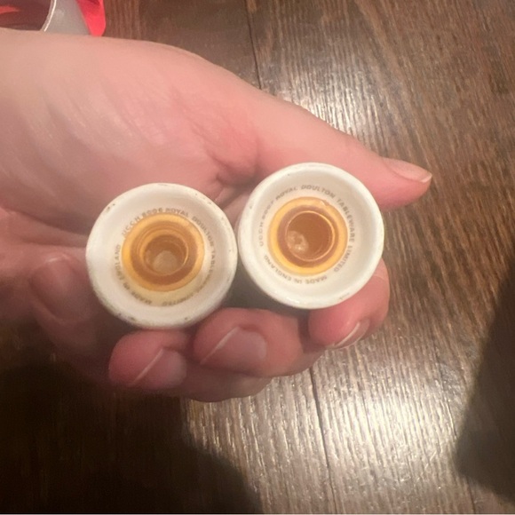 Concorde Jet Logo Royal Doulton Tableware LimitedSalt and Pepper Shakers pots - Picture 3 of 3